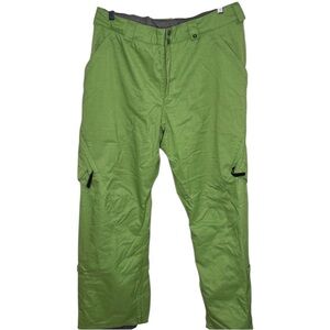 Burton Dryride Green Cargo Snow Winter Pants Men Size Large BLEMISH